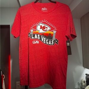 NFL Red and white Kansas City Chiefs cotton t-shirt
